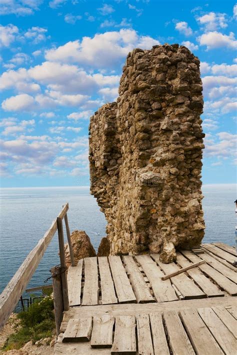 Cembolo Genoese Fortress in Balaklava Stock Photo - Image of crimea ...