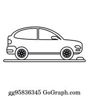 900+ Royalty Free Parking Lot Clip Art - GoGraph