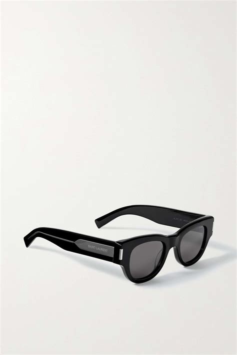 SAINT LAURENT EYEWEAR Round-frame acetate sunglasses in 2023 | Round ...