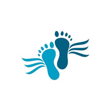 Foot Logo Template Vector Icon Herbal Treatment Design Vector, Herbal ...