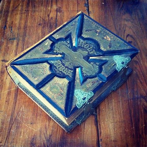 David Hinds on Instagram: “1884 Holy Bible with 2500 steel ,wood and color engravings. #antique ...