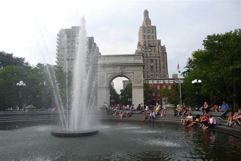 …took a dip in the Washington Square Park fountain | Today's the Day I