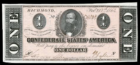 What happened to Confederate money after the Civil War?