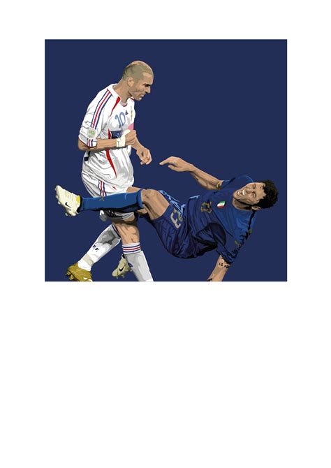 Zinedine Zidane Headbutt A3 Poster: 297mmx420mm Zizou France - Etsy UK