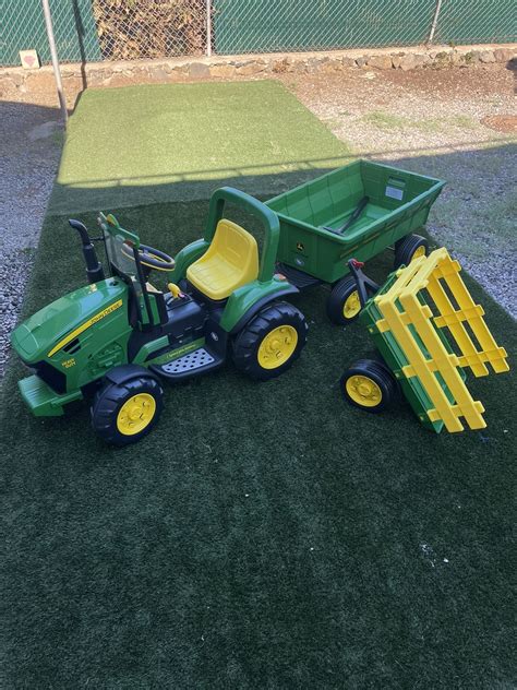 John Deere Power Wheel Tractor & Trailers. for Sale in Waianae, HI - OfferUp