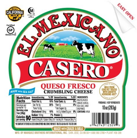 El Mexicano® Casero Queso Fresco, 10 oz - Foods Co.