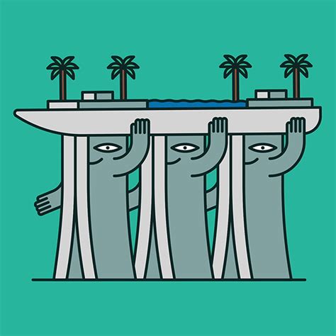 michael william lester animates architectural landmarks with quirky personalities Architecture ...