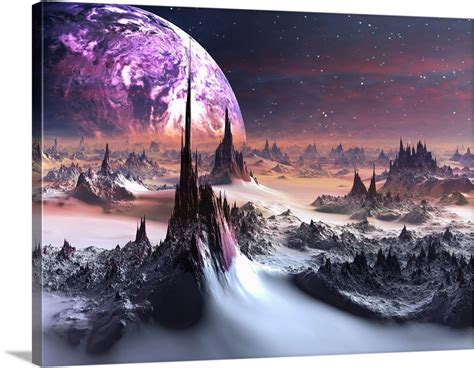 Alien World In Winter Wall Art, Canvas Prints, Framed Prints, Wall Peels | Great Big Canvas