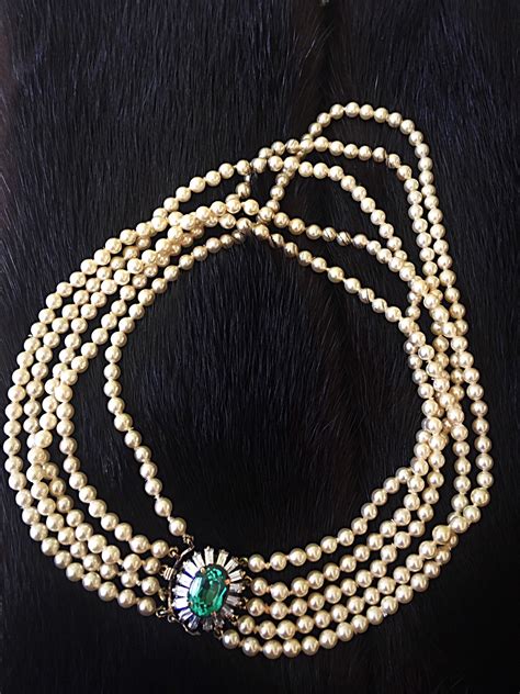 Art Deco Pearl Necklace C1925 Vintage - Etsy