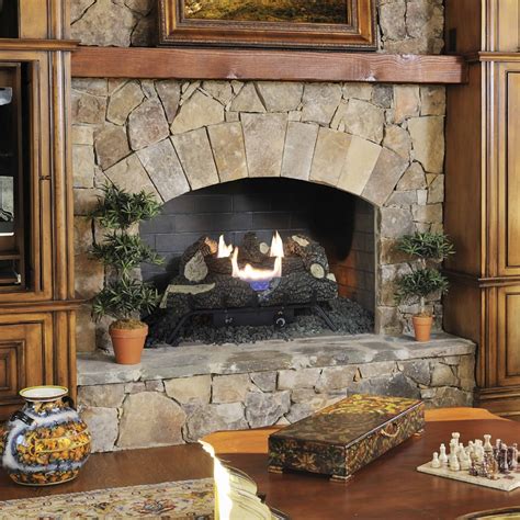 Gas fireplace logs vented - mainclinic