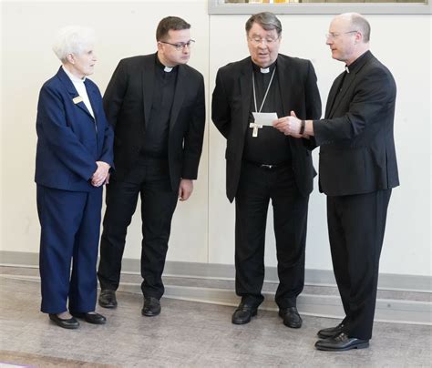 Apostolic nuncio tours Catholic Charities Central Offices | The Catholic Missourian