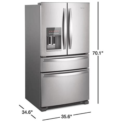 WRX735SDHZ Whirlpool 36" French Door Refrigerator Canada - Sale! Best Price, Reviews and Specs ...