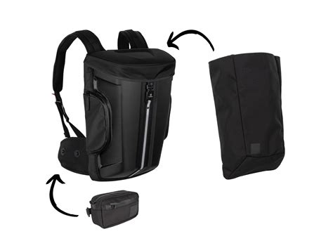 Erode’s backpack integrates a built-in back protector