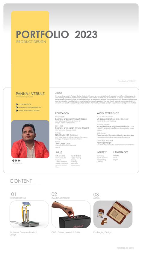 PORTFOLIO 2023 on Behance