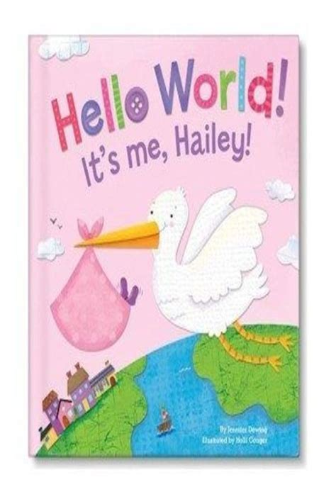 Hello World! Personalized Baby Book, Pink - Play Learning Books - Maisonette in 2020 ...