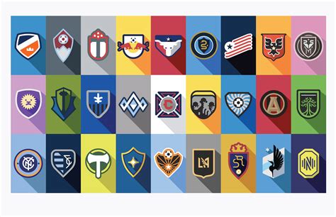 MLS Flat Logos 2020. Now w/ 13% more n00bs. : r/MLS