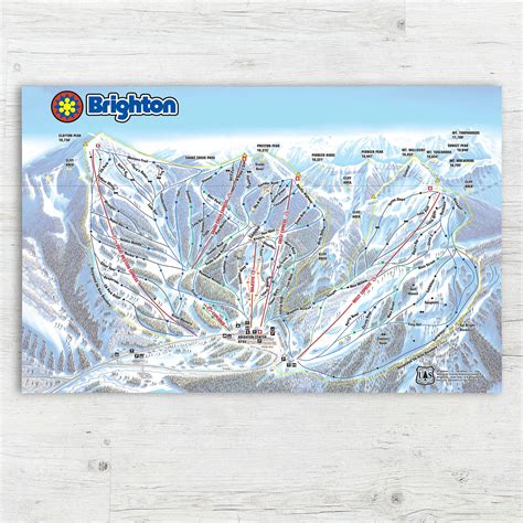 Brighton Ski Resort Map