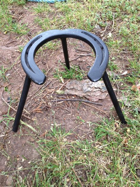 Camping Trivet Metal Horseshoe Trivet Campfire cooking | Etsy