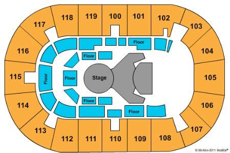 Coca Cola Coliseum Seating Map