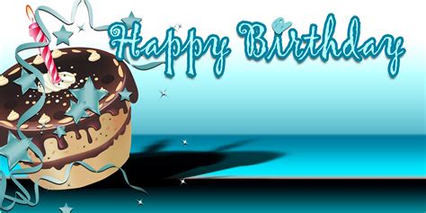 Birthday Banners - Cake Teal