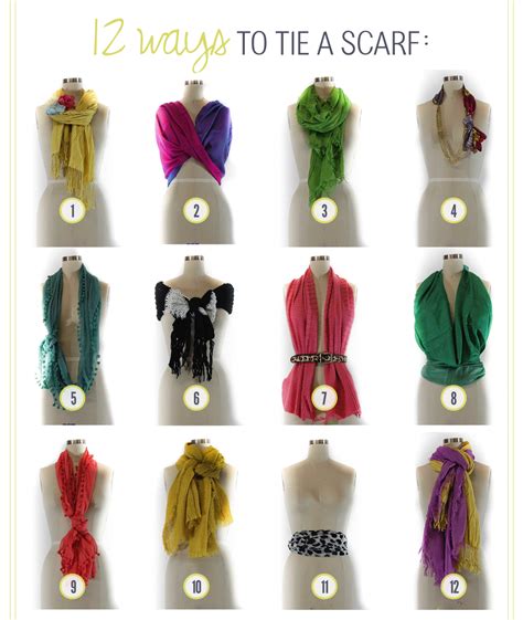 DIFFERENT WAYS TO TIE YOUR SCARF! - WEHOTFLASH