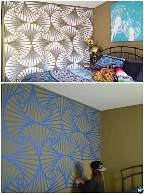 DIY Patterned Wall Painting Ideas and Techniques [Picture Instructions]