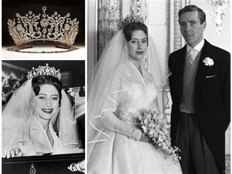 Royal wedding day style- Princess Margaret wore a silk organza dress ...