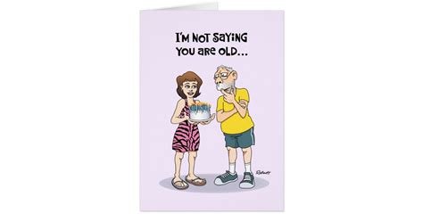 Funny Senior Birthday Card | Zazzle.com