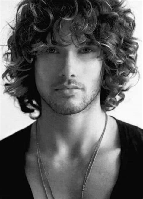 50 Vibrant Long Curly Hairstyles for Men