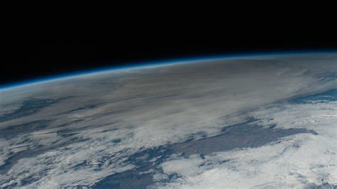 Lunar Eclipse Shadow As Seen From Orbit - SpaceRef