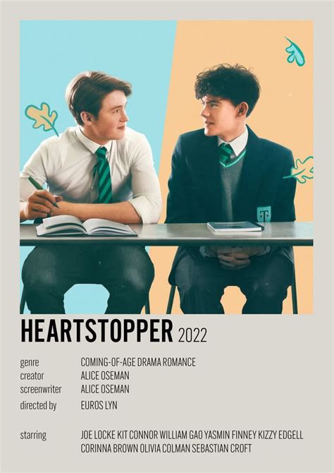 heartstopper minimalist poster | Minimalist poster, Movie posters ...