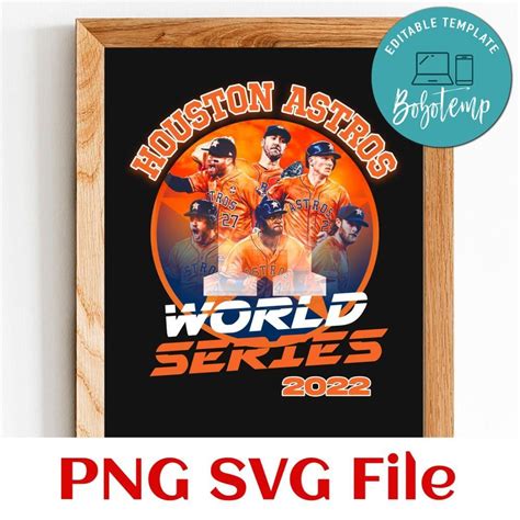 Houston Astros World Series PNG file template | Bobotemp