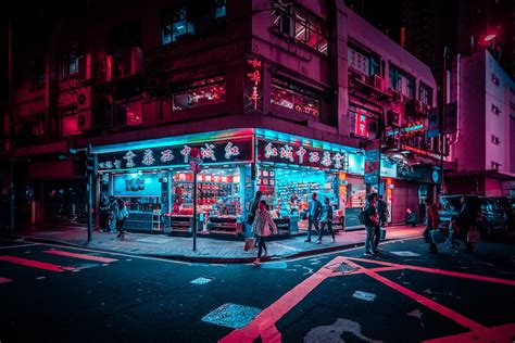 Photographer Captures the Neon Streets of Hong Kong at Night