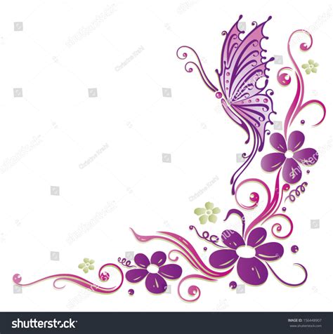 1,989 Purple Butterfly Borders Or Frames Images, Stock Photos & Vectors ...