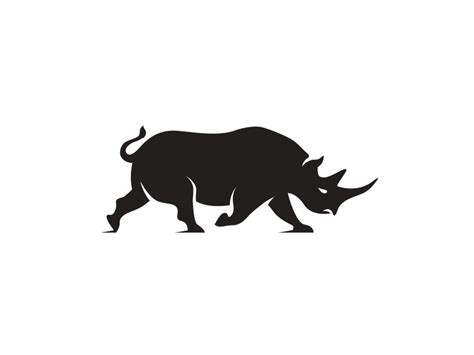 Rhino Logo by Derek Kimball on Dribbble