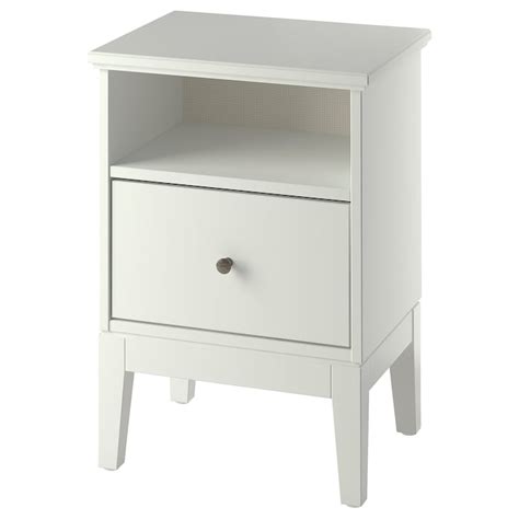 IDANÄS bedside table, white, 47x40 cm - IKEA