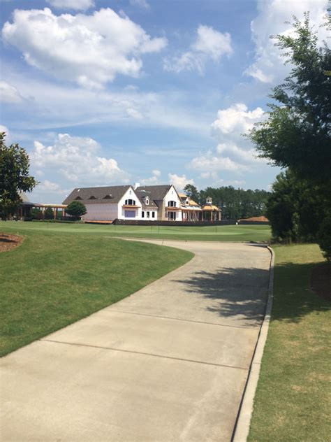 Hasentree Club House from first tee box. June 26th, 2014. | Club house, Club, Chapel hill