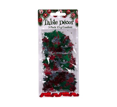 Christmas Table Decor Confetti Tree Shaped 15g 3pack- 3pack | Shop ...