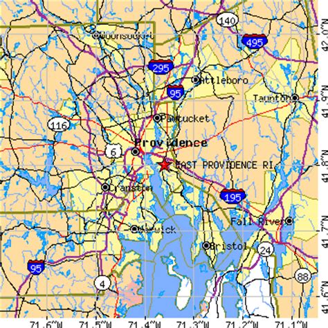 East Providence, Rhode Island (RI) ~ population data, races, housing & economy