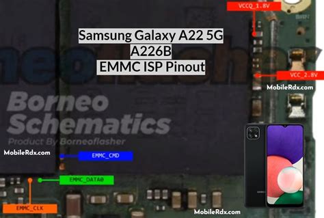 Samsung Galaxy A22 5g A226b Test Point Isp Pinout – NBKomputer