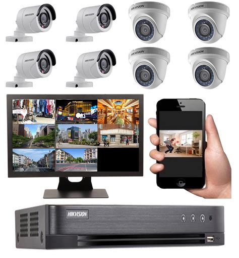 HIK Vision 4 CCTV Camera Combo / HIK Vision 8 CCTV Camera Combo / HIK ...