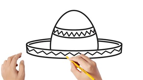 Sombrero Mexicano Dibujo