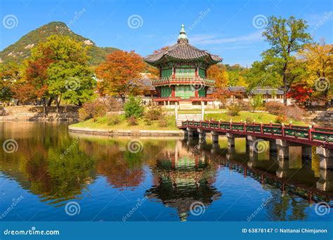 Gyeongbokgung Palace in Seoul ,Korea. Stock Image - Image of bridge, outdoors: 63878147