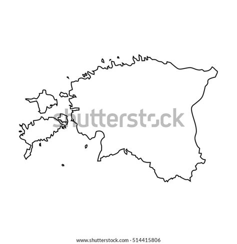 3,390 Estonia Map Outline Images, Stock Photos & Vectors | Shutterstock