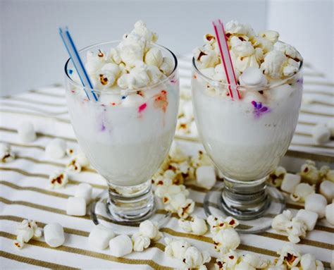 Marshmallow Popcorn Milkshake - Dish It Girl Recipe Box