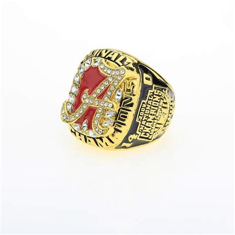 Alabama Crimson Tide College Football National Championship Ring (2009 ...