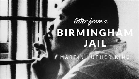 Letter from a Birmingham Jail by Martin Luther King • The Showbear ...