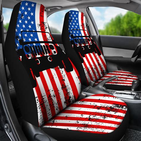 Jeep USA Car Seat Covers (Set of 2) - KiwiLou