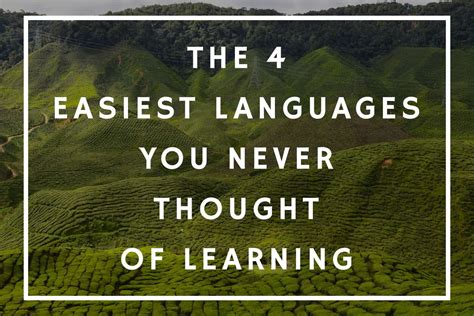 4 Lesser-Known Easiest Languages To Learn For English Speakers