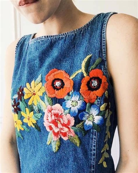 Pin on Вышивка | Embroidered denim, Embroidered jeans outfit, Upcycle ...